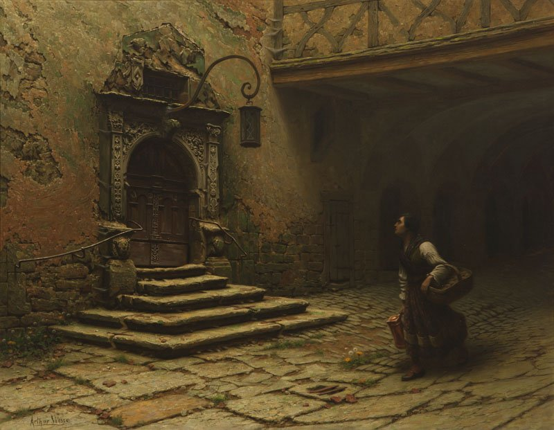 Прекрасные картины жизни прошлого в полотнах Артура Вассе (1854 - 1930 гг.)