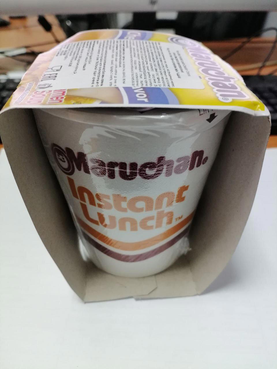 Мини-обзор американской лапши Maruchan со вкусом сыра чеддер