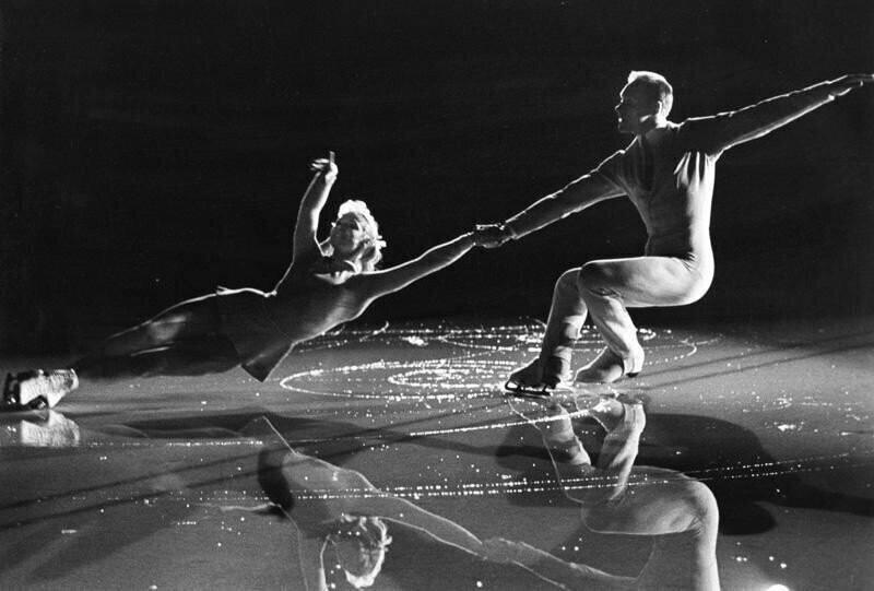 Л. Белоусова и О. Протопопов. Фотограф Сергей Лидов. СССР, 1965 год