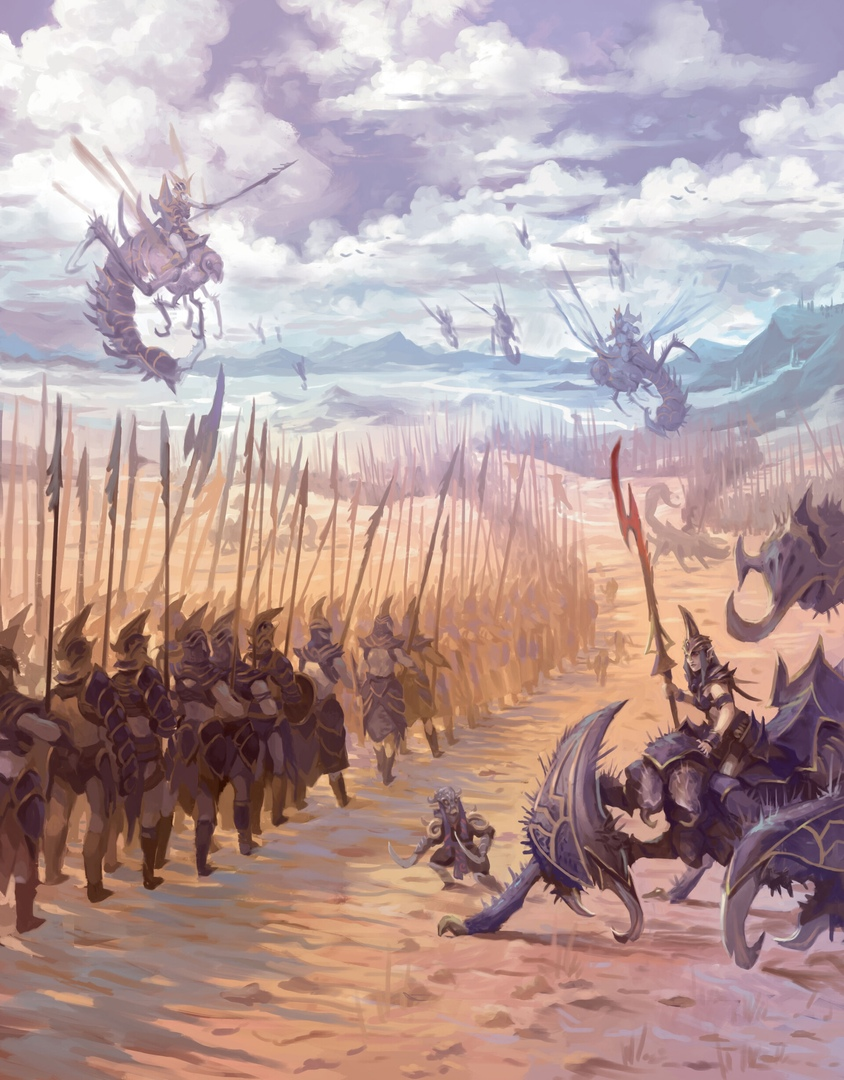 Подборка шикарных иллюстраций художника Aldo Domínguez для настольной игры Lords of Vaala