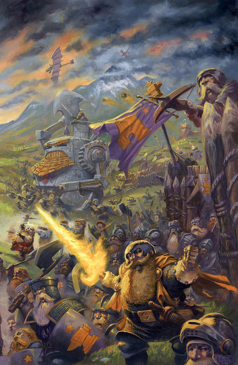Иллюстрации к настольной игре Demonworld от Ralph Horsley