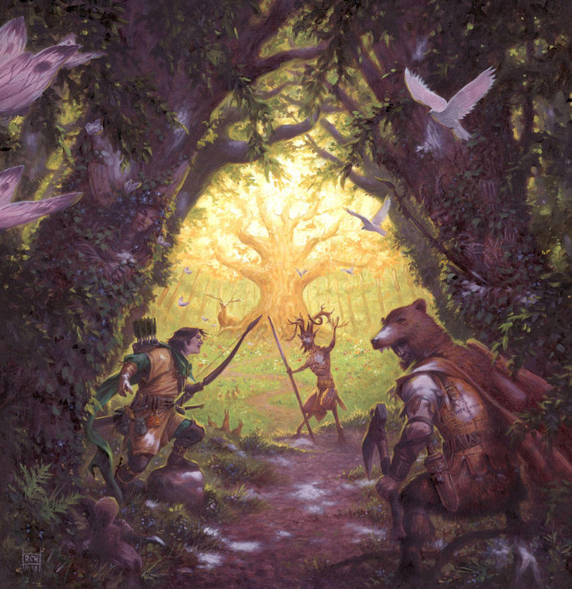 Иллюстрации к настольной игре Demonworld от Ralph Horsley