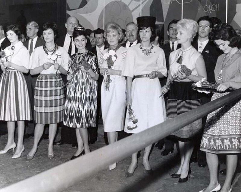 Советские манекенщицы в Лондоне, 1961 год
