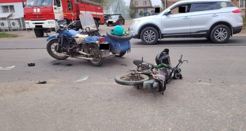 Встреча байкеров в Вичуге Ивановской области