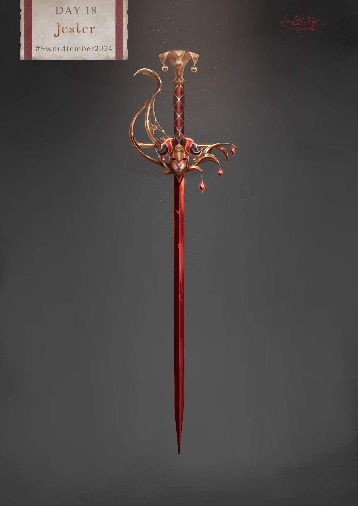 Арты Мечесентября (Swordtember) от Lalita Wip