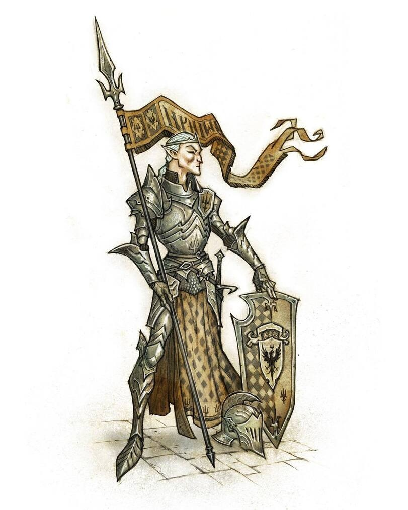 Ещё один пак красивых артов к олдскульной ролевой настолке Drakar och Demoner от художника Johan Egerkrans