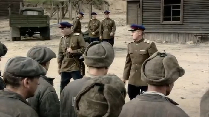 Сериал 2011 года "Отрыв". Вторая серия. Как персонаж Петренко угодил в лагерь, за покушение на товарища Сталина