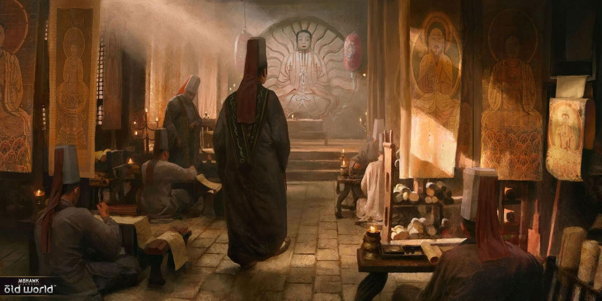 Красивые концепт-арты для игры Old World, которая посвящена античному периоду истории нашего мира. Художник - aria safarzadegan