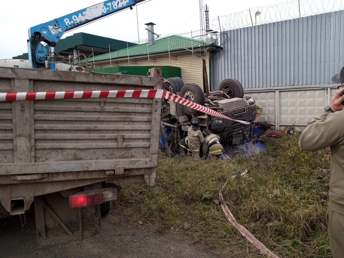 Гибель водителя MAN на Южном Урале