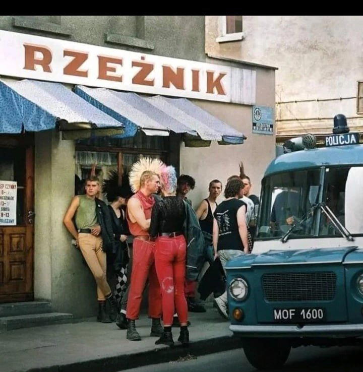 Панки. Польша, 1990 год