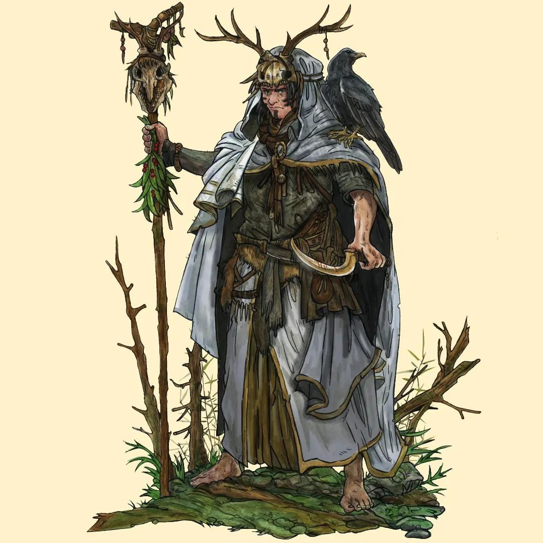 Персонажи художника Moreno Paissan для Lex Arcana Britannia rpg - исторической игры, опубликованной Acheron Games