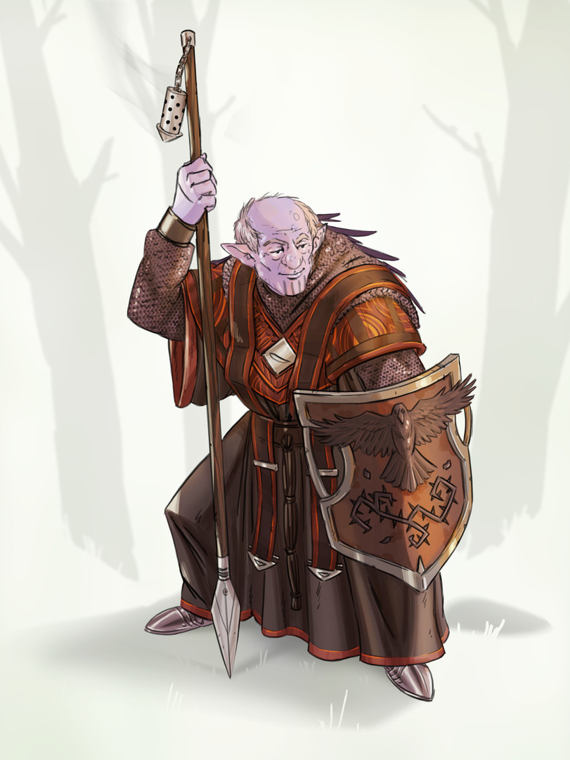 Персонажи Dungeons & Dragons от художника Bastien Aufrere