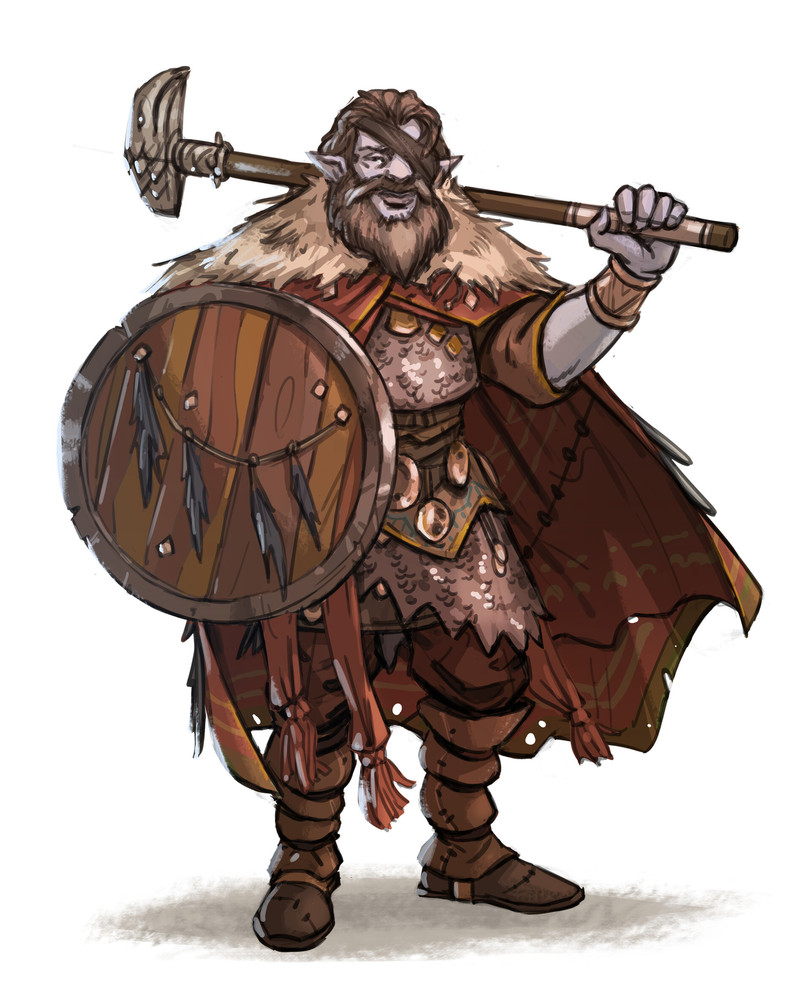 Персонажи Dungeons & Dragons от художника Bastien Aufrere