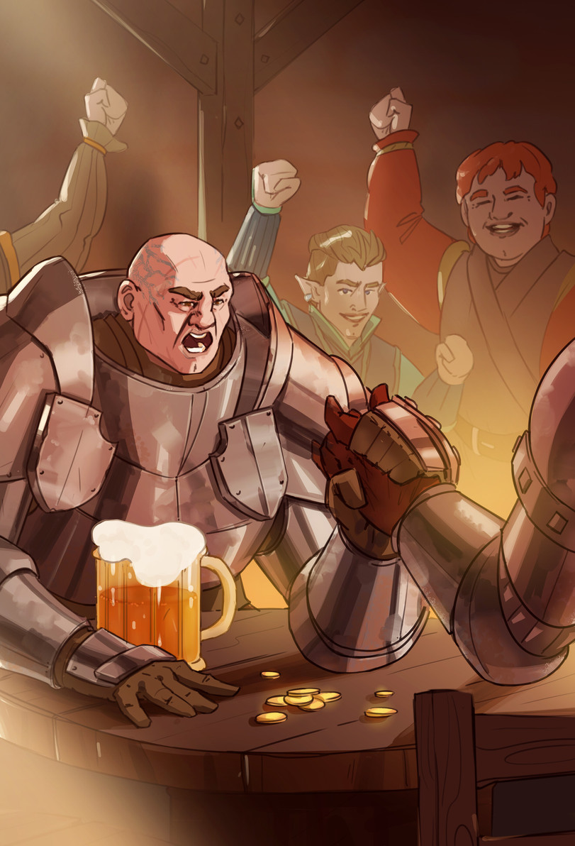 Персонажи Dungeons & Dragons от художника Bastien Aufrere