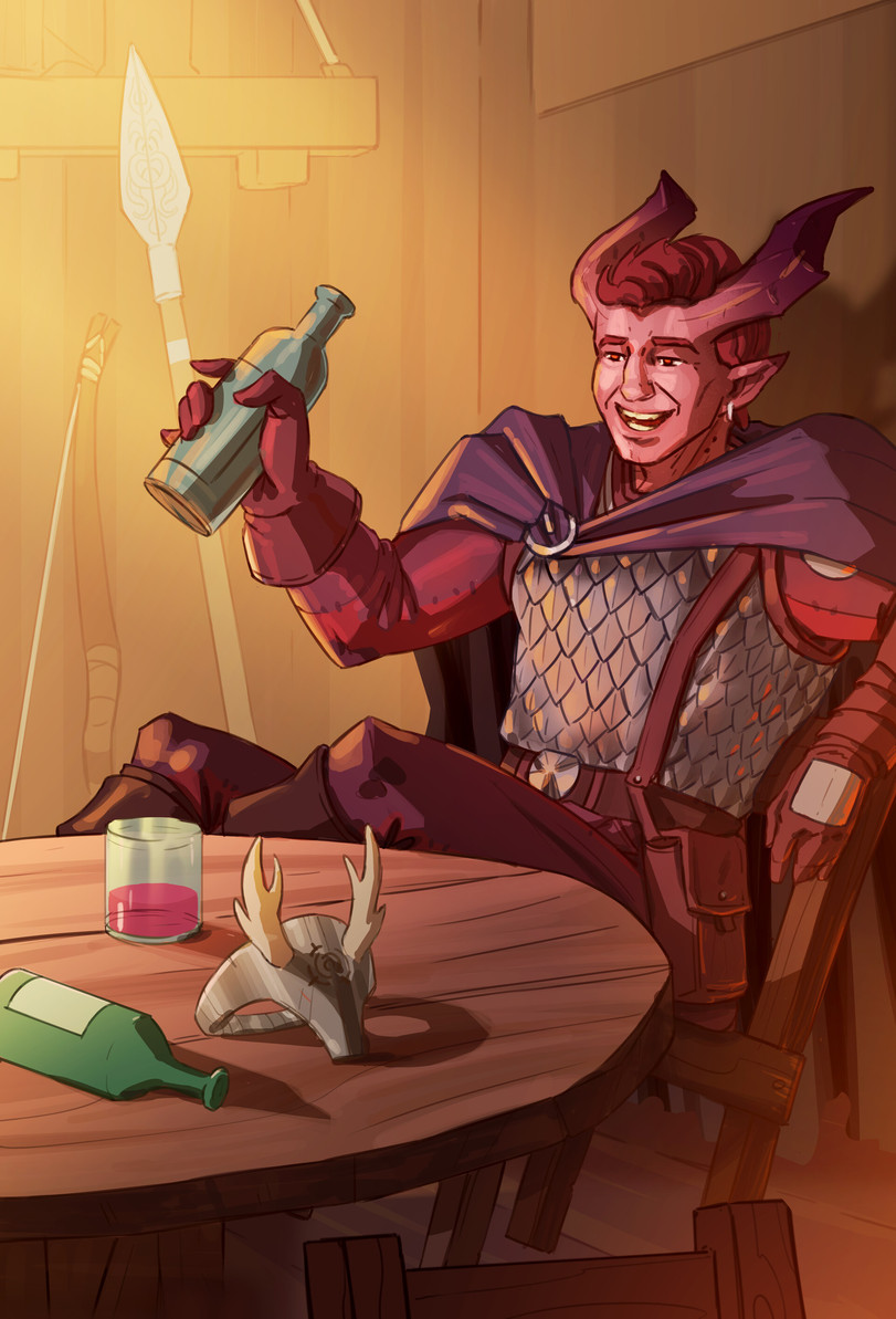 Персонажи Dungeons & Dragons от художника Bastien Aufrere