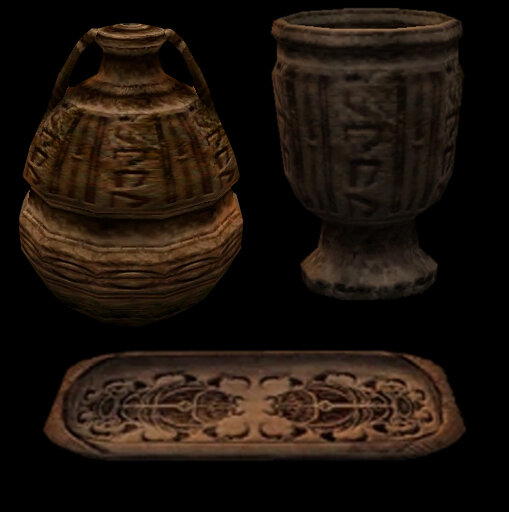 Алебастровая посуда по мотивам Morrowind