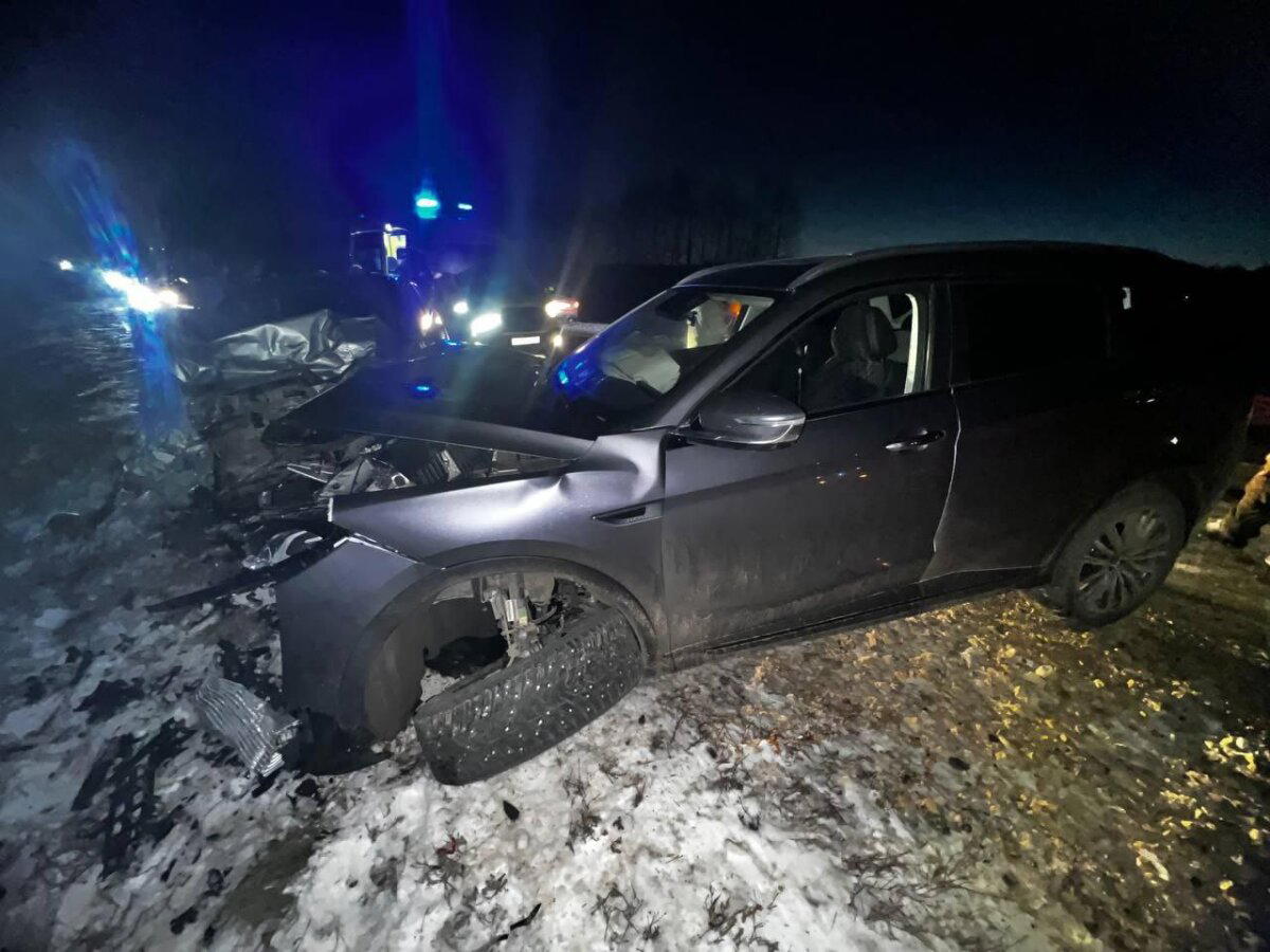 Появился момент серьёзного ДТП на автодороге Помары - Коркатово в Волжском районе Марий Эл.