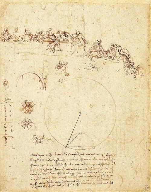 Из записных книжек Леонардо ок. 1495 г.: