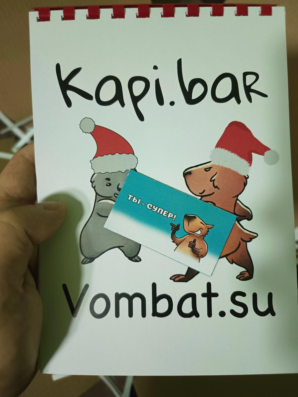 Блокнотик и магнитик