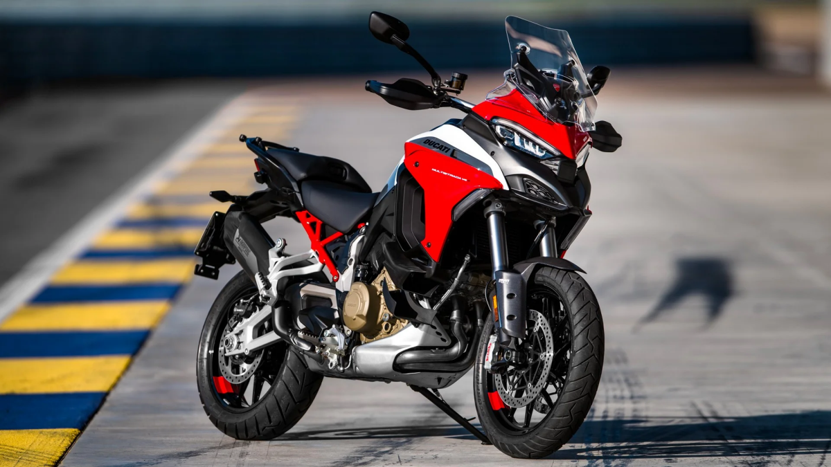 Ducati multistrada v4 - радар в центре
