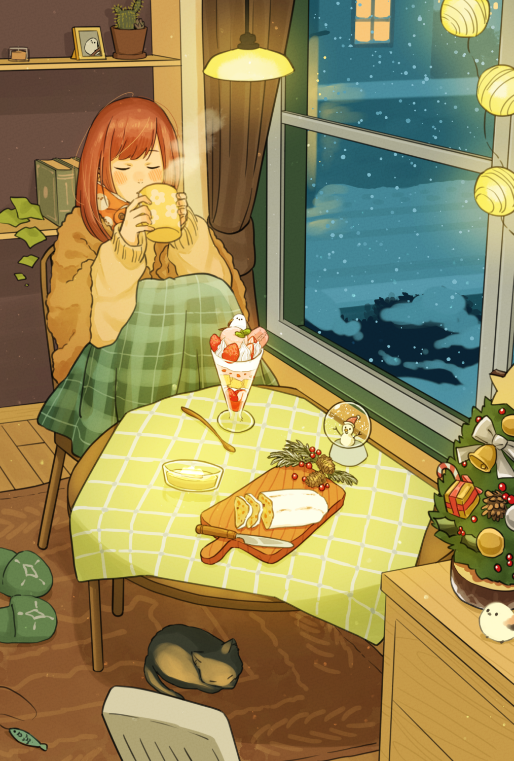 То самое парфе. Оригинал: https://www.pixiv.net/en/artworks/125381656