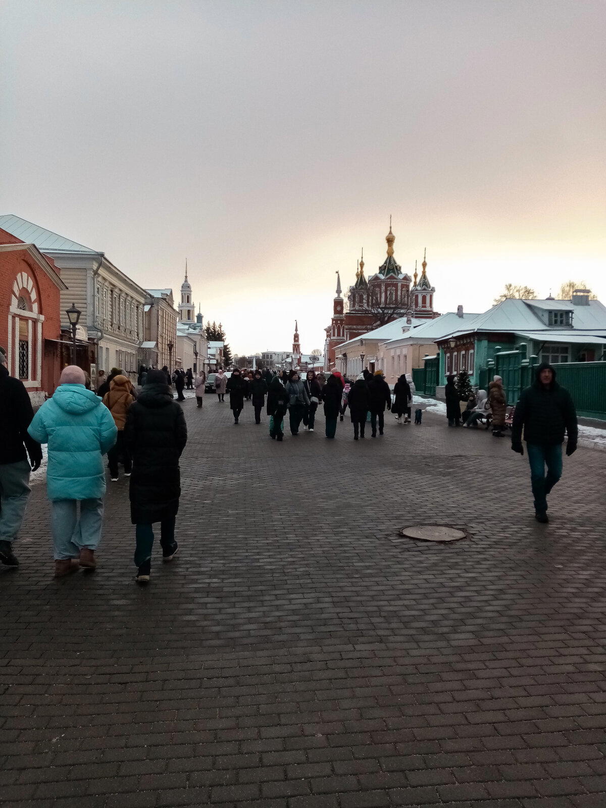 Пешеходная улица в Коломне 