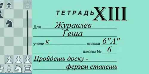 13 Гешка и Бич (гл.13 из 14) - ТЕТРАДЬ XIII. Пройдешь доску - ферзем станешь