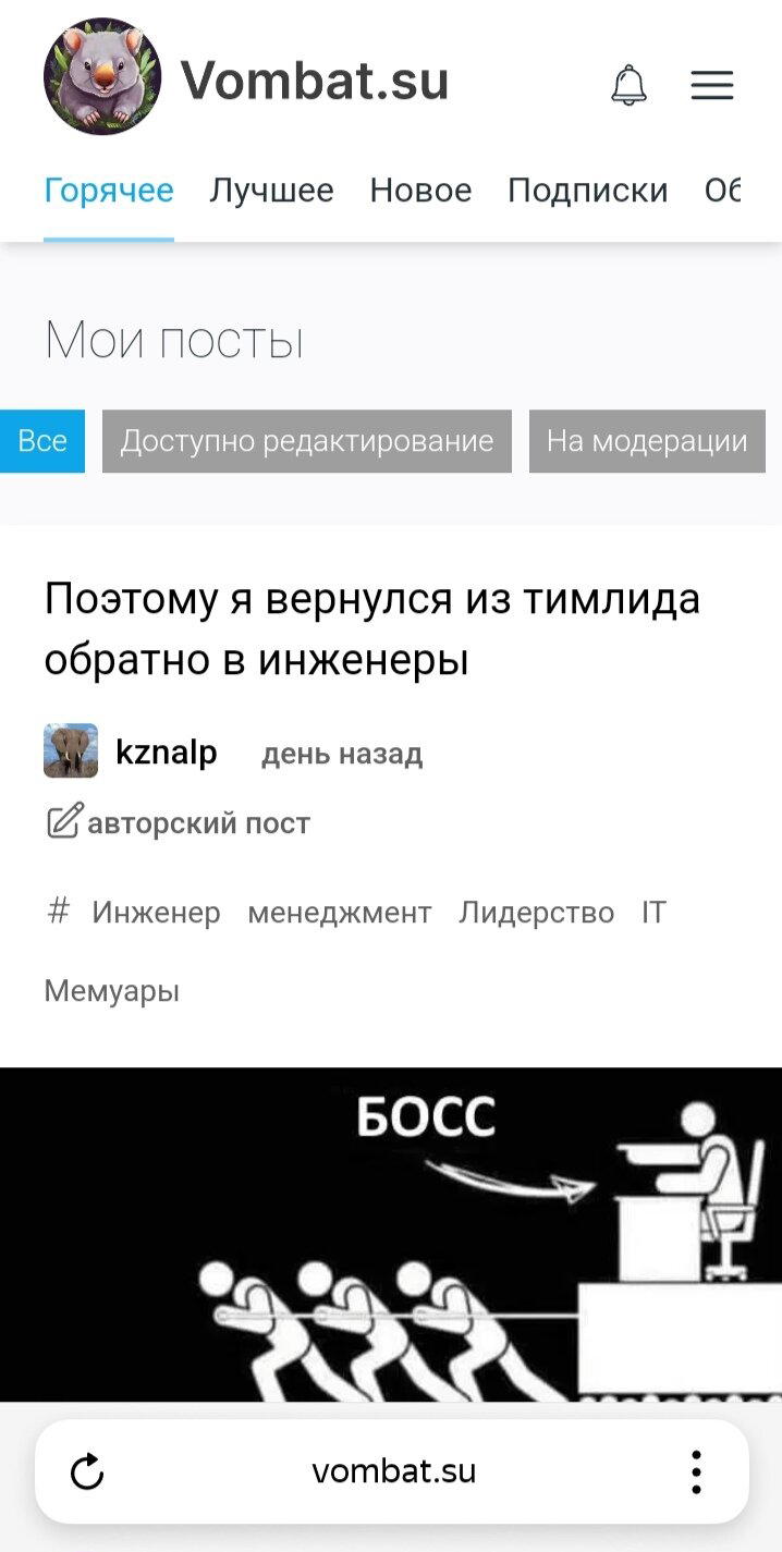 Это бага или фича - а куда посты делись?