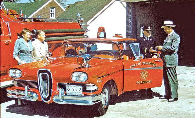Служебный автомобиль начальника пожарного департамента, США, Мичиган, 1958 год.