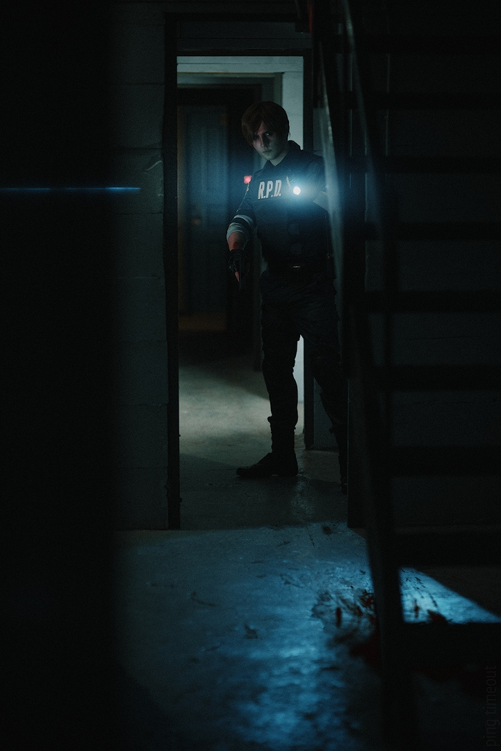 Косплей на Леона Кеннеди из Resident Evil