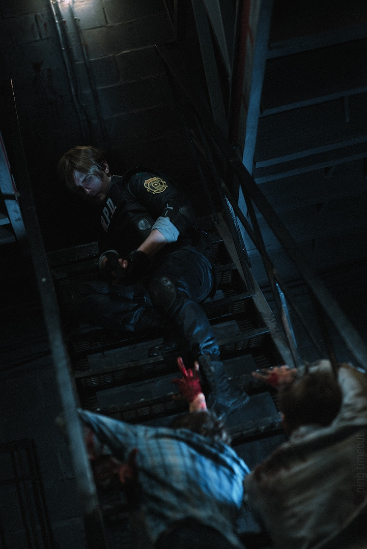 Косплей на Леона Кеннеди из Resident Evil