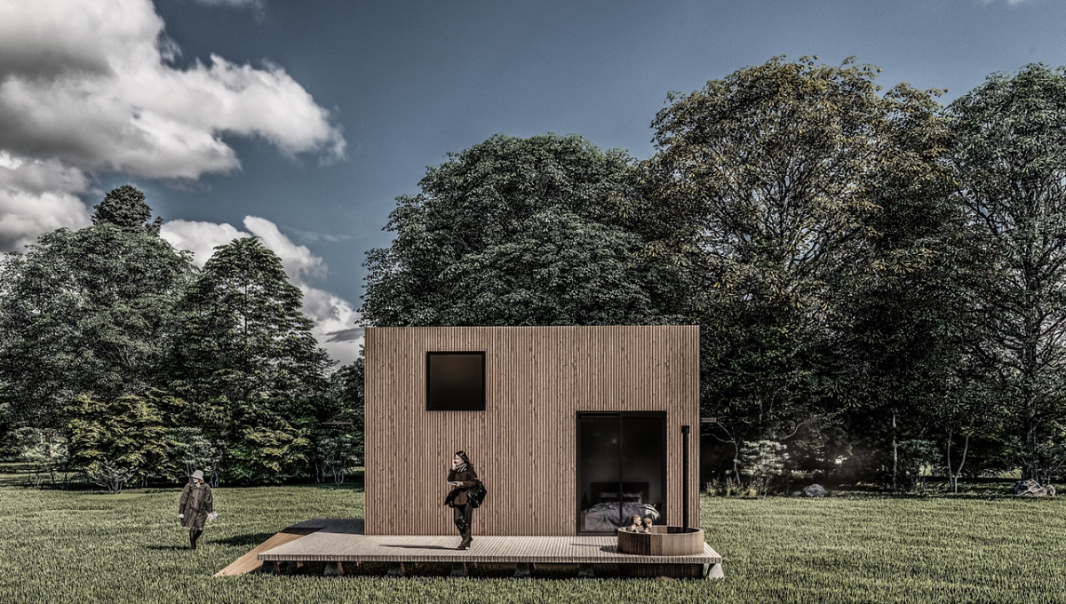 Концептуальный проект micro-prefab дома от чилийской архитекторов
