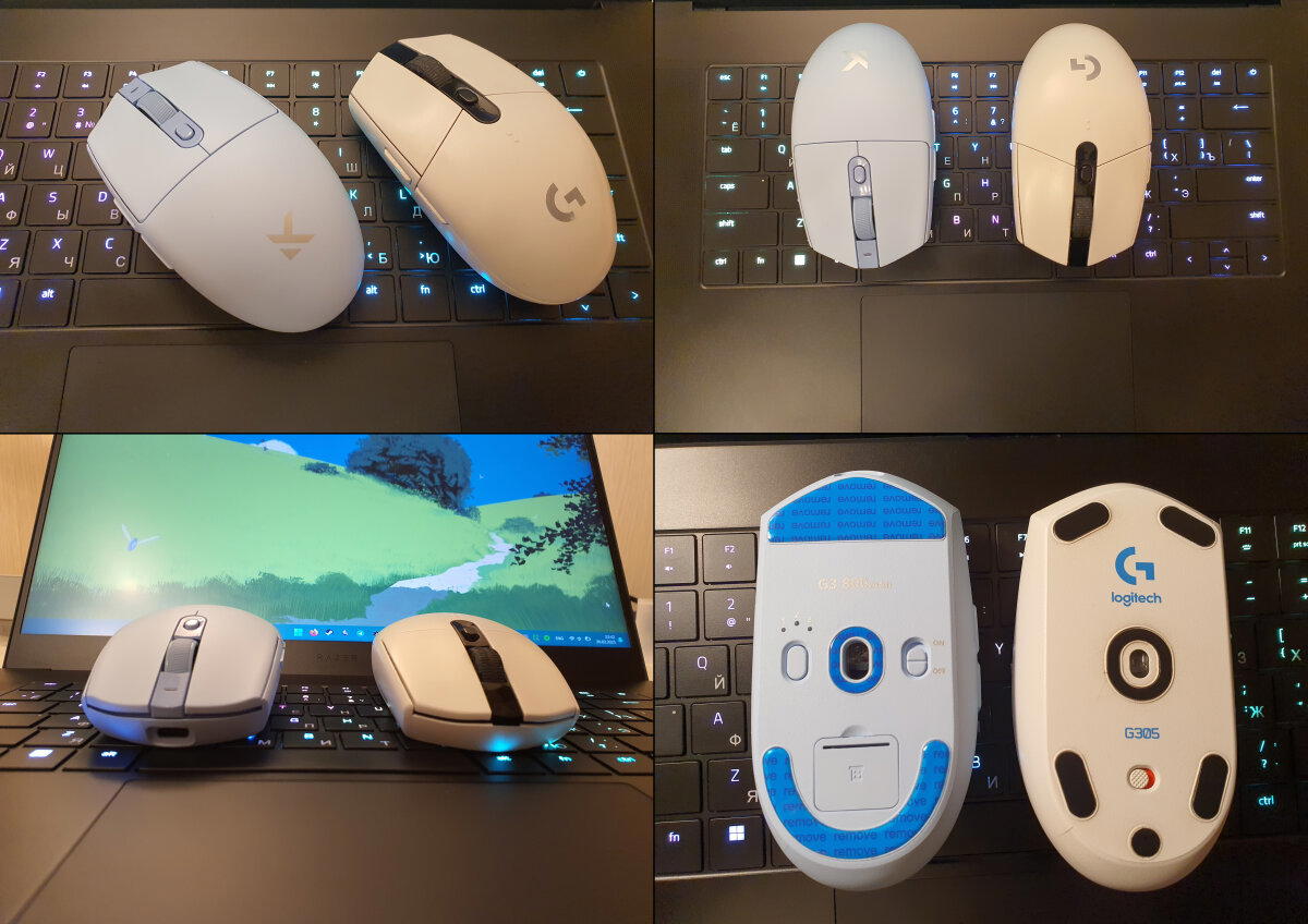 Mchose – компания, которая производит копии классических мышей Logitech G серии (и не только), но с некоторыми изменениями.