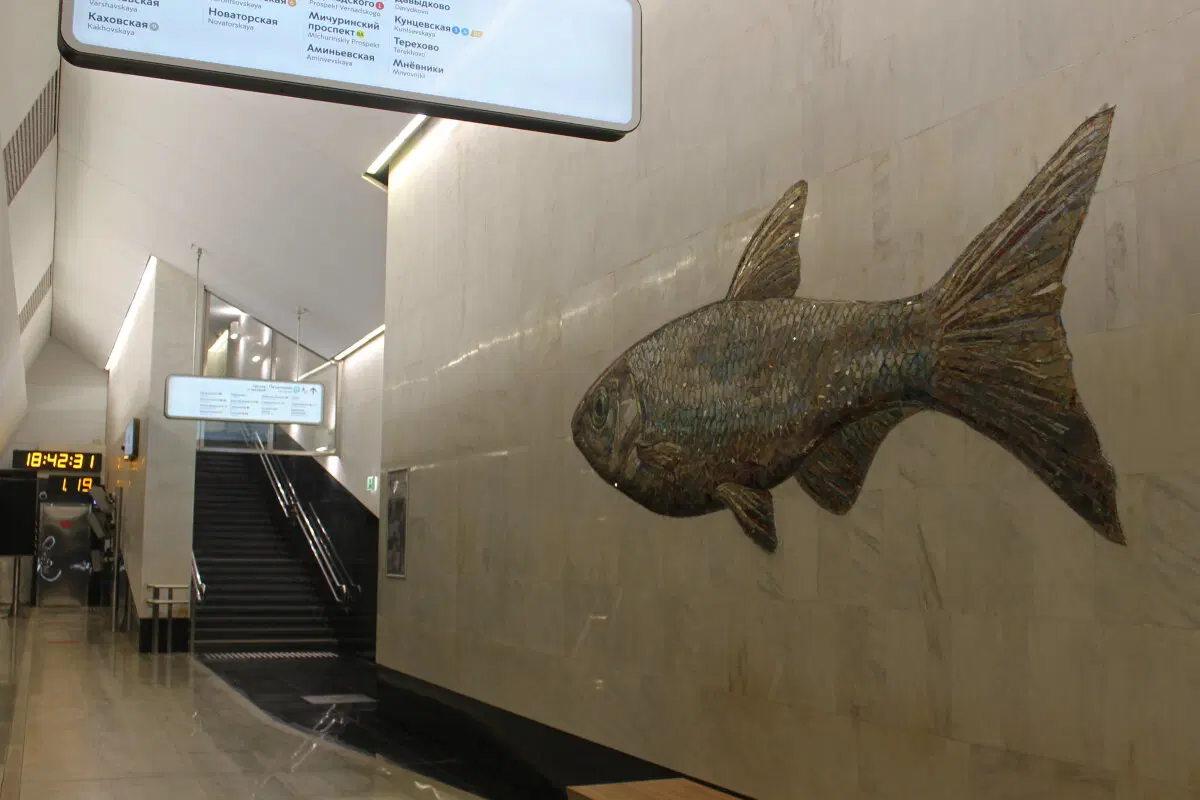 Рыбы в метро