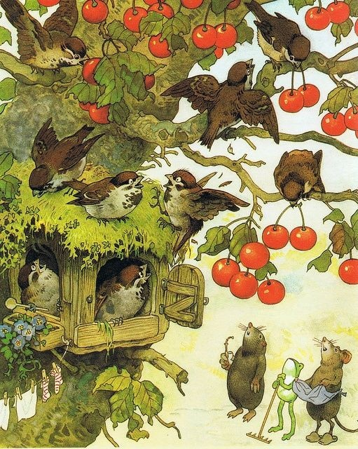 Сказочные существа в милых картинках Fritz Baumgarten