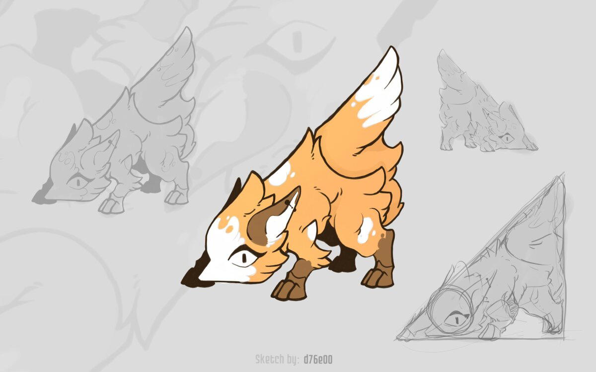 Sketch color "Trianglfox"