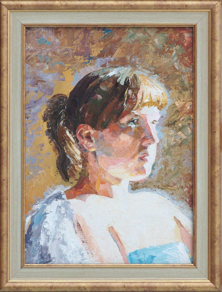 Автопортрет. Утро. 2010 г. картон, масло, 39 x 28 (из собрания ЧГХМ)