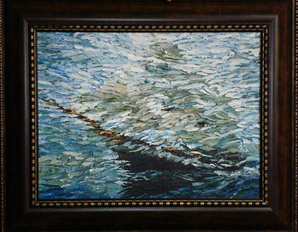 В Бейдевинд. 2010 г. холст, масло, 53 х 40,5