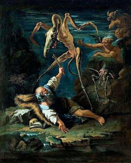 Сальватор Роза, Искушение святого Антония са1645 г.