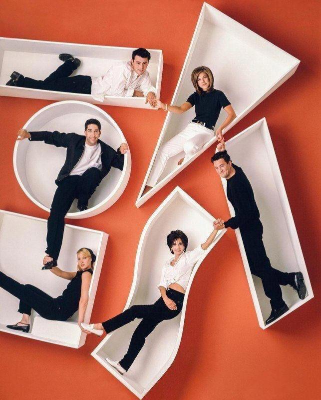 Каст телесериала "Друзья", 1990-е.