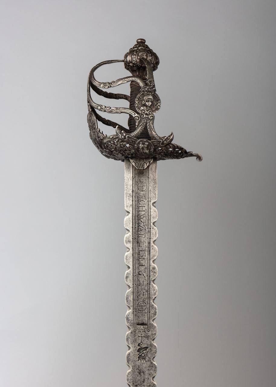 Германский меч, середина XVII века.