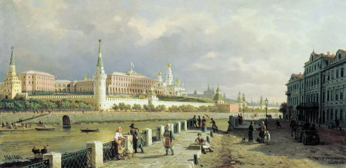 Почти до конца XIX века Москва была «белокаменной».
