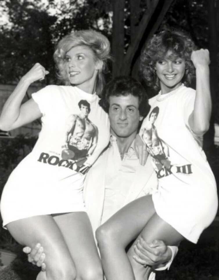 Сильвестр Сталлоне продвигает Rocky III, 1982 год