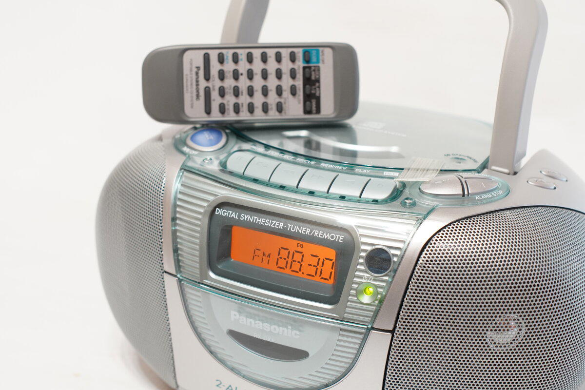 Новый бумбокс Panasonic 2004 года выпуска,  купленный в 2025 году ))