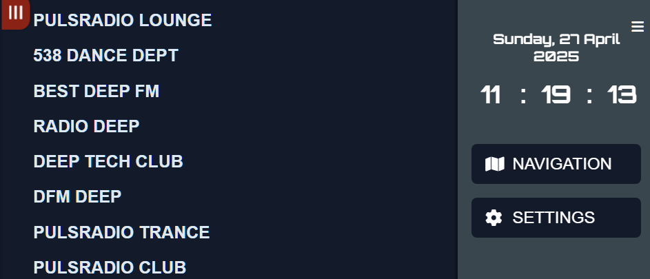 Добавил на страницу FAVORITES информационную панель