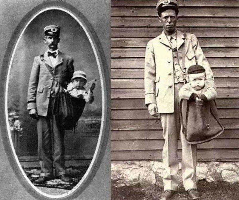 Этот снимок, якобы, является свидетельством того, что в США в 1900-х по почте можно было отправлять детей.