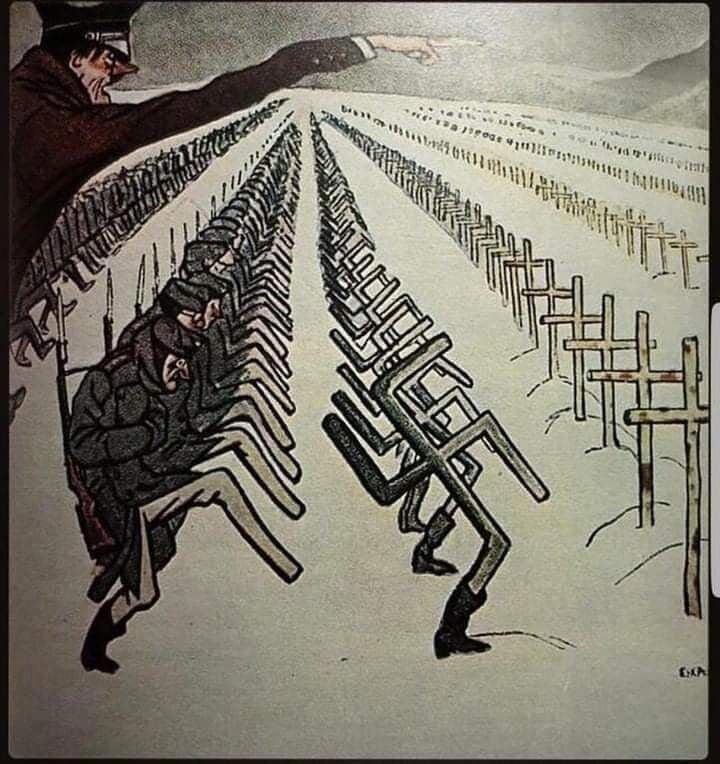 Советский плакат, 1944 год.