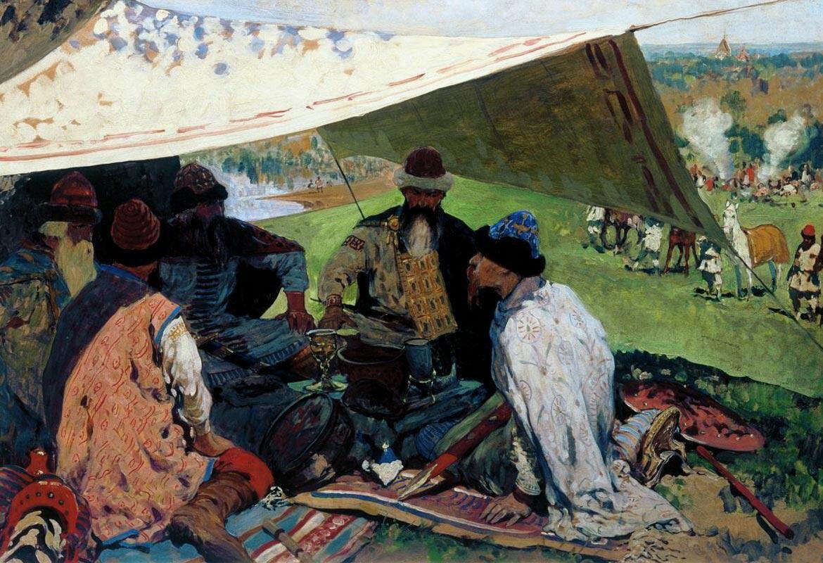 Сергей Васильевич Иванов, картина написана в 1910 про Любечский съезд