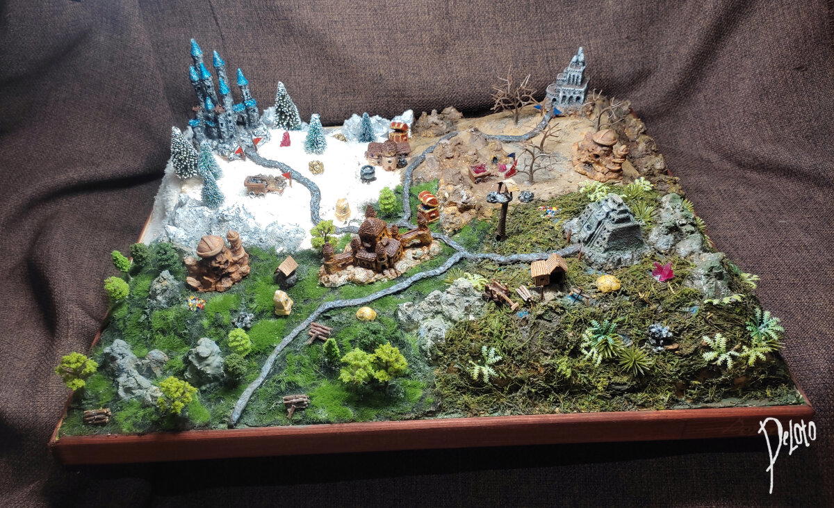 Диорама по мотивам Heroes Of Might And Magic III