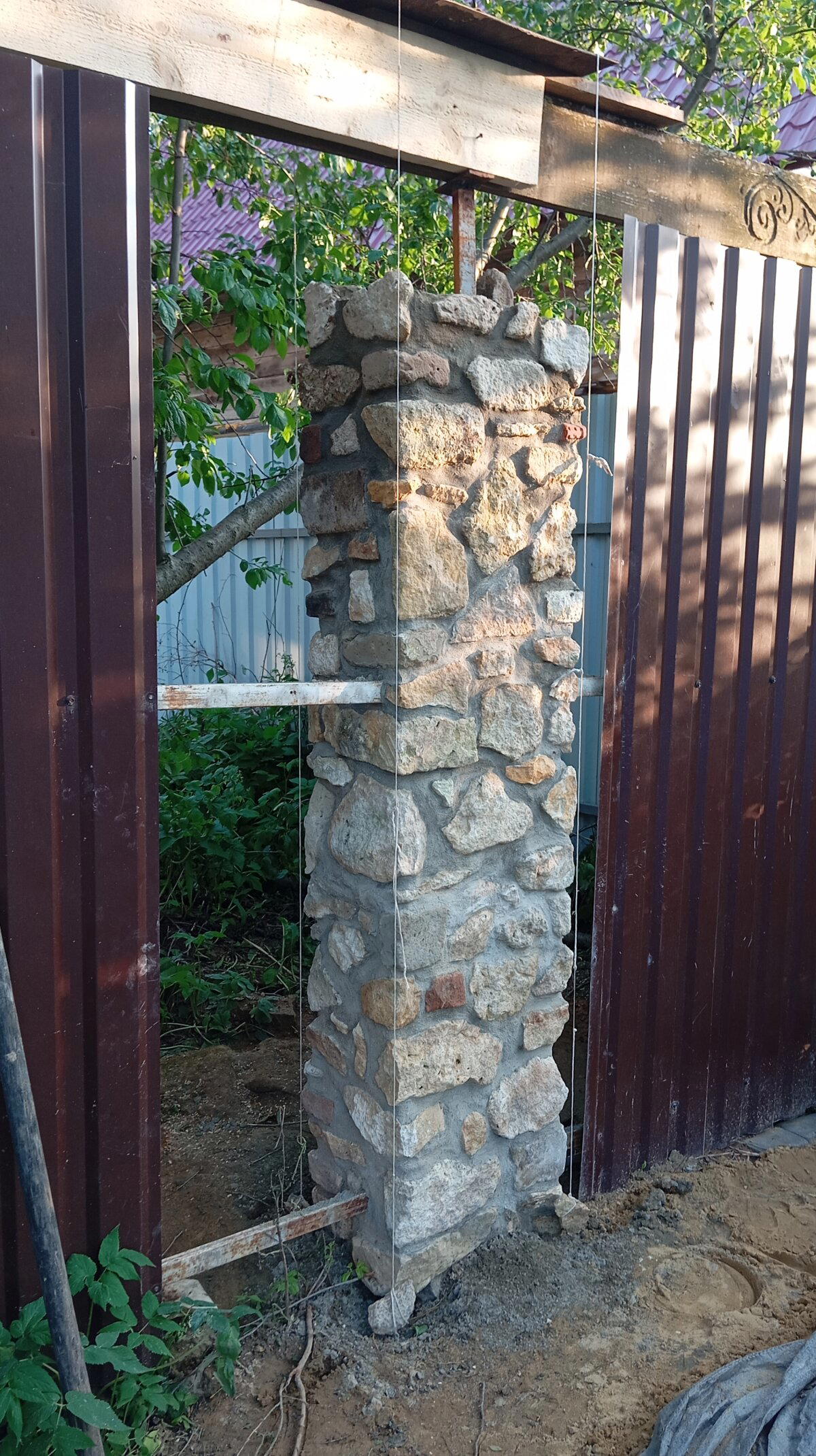 Строю столб. Часть 13, 14.